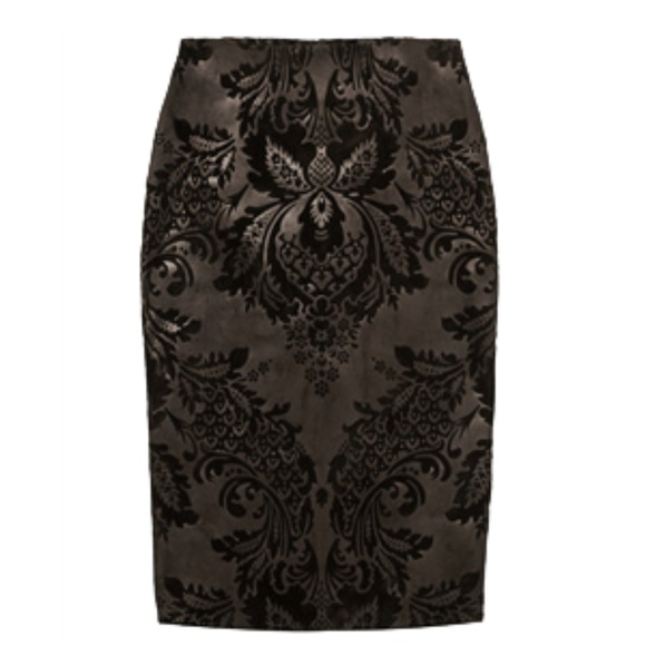 Gucci Dresses & Skirts - Gucci Flocked suede leather pencil skirt NWT